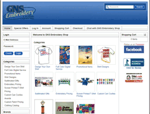 Tablet Screenshot of morgan.gnsembroideryshop.com